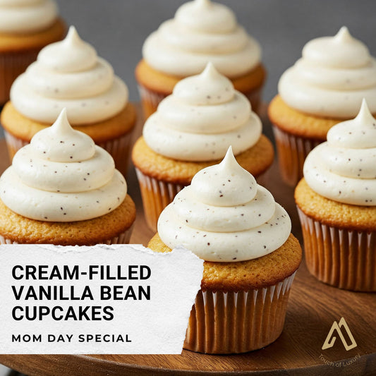 A Mother’s Day Classic: Decadent Vanilla Bean Cup Cake