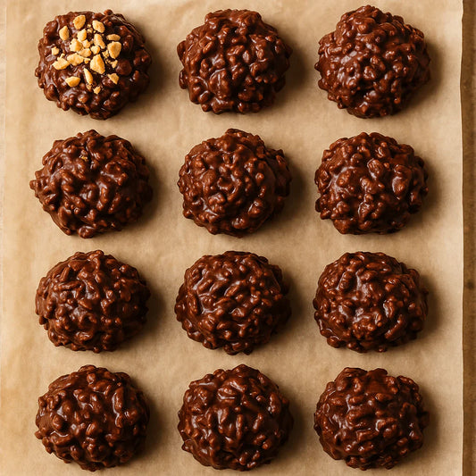 Easy Chocolate-Peanut Butter Clusters , No-Bake Candy Recipe