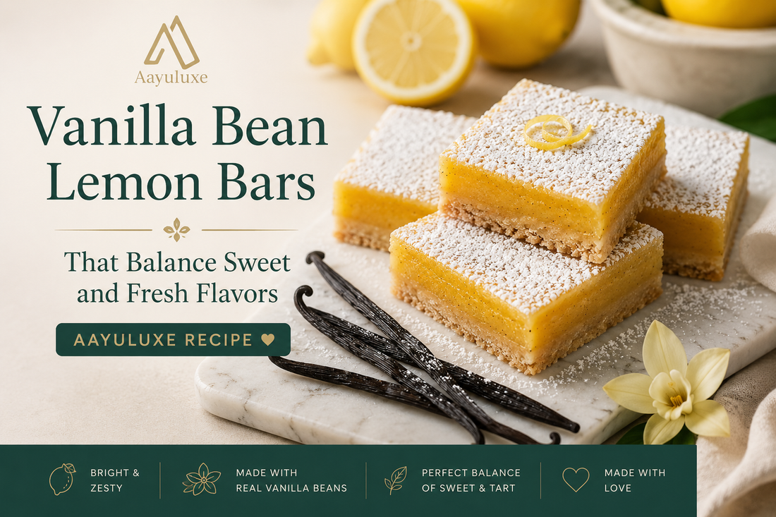 Vanilla Bean Lemon Bars That Balance Sweet and Fresh Flavors recipe