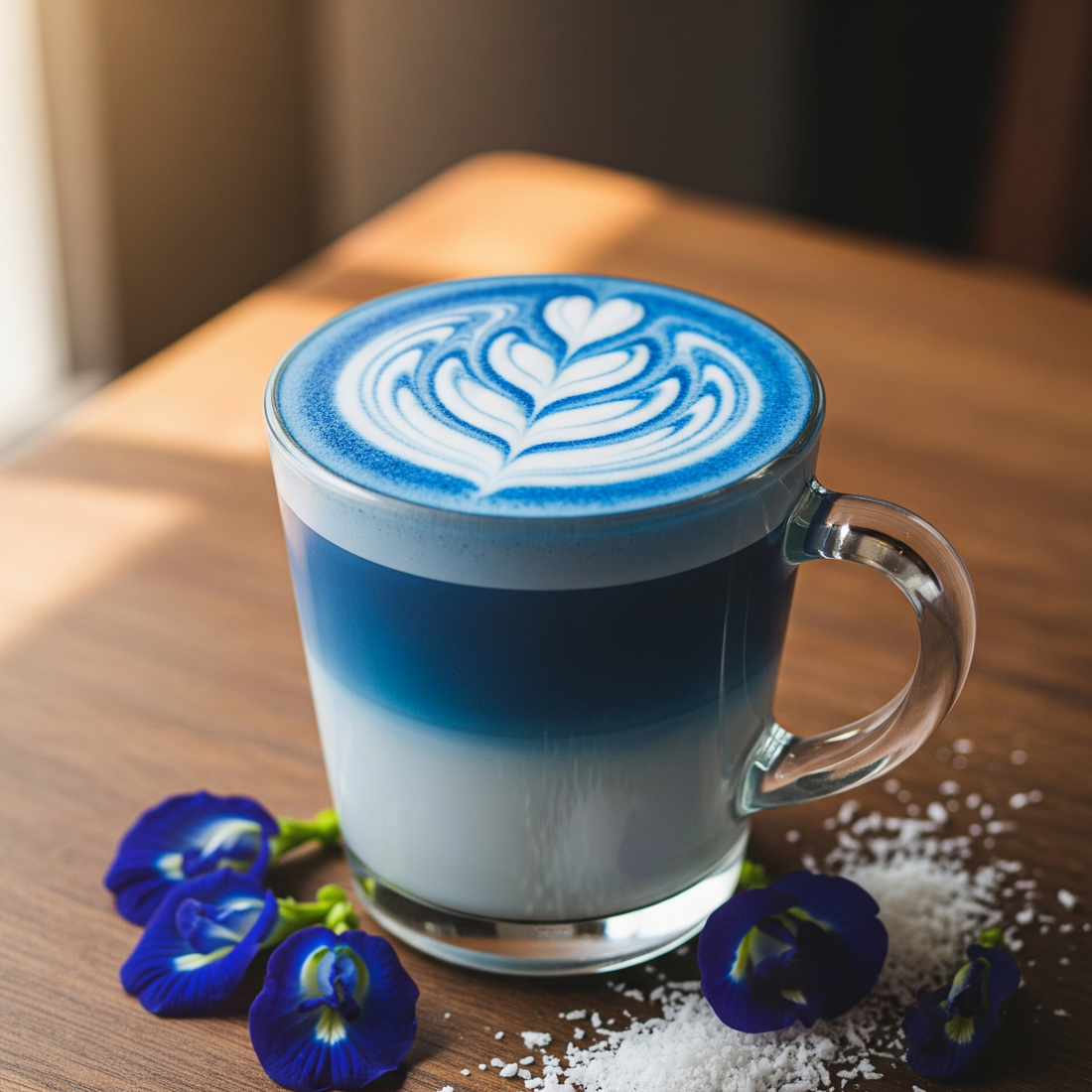 Blue Pea Coconut Latte – Caffeine-Free Beauty Tonic: 7 Stunning Benefits