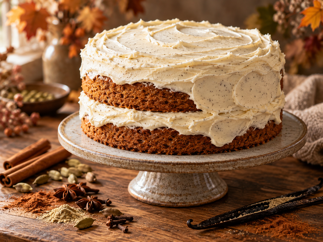 Chai Spice Vanilla Bean Cake Recipe for Fall