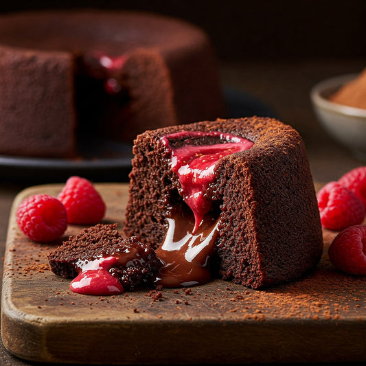Raspberry Molten Chocolate Cake – A Decadent Valentine’s Treat
