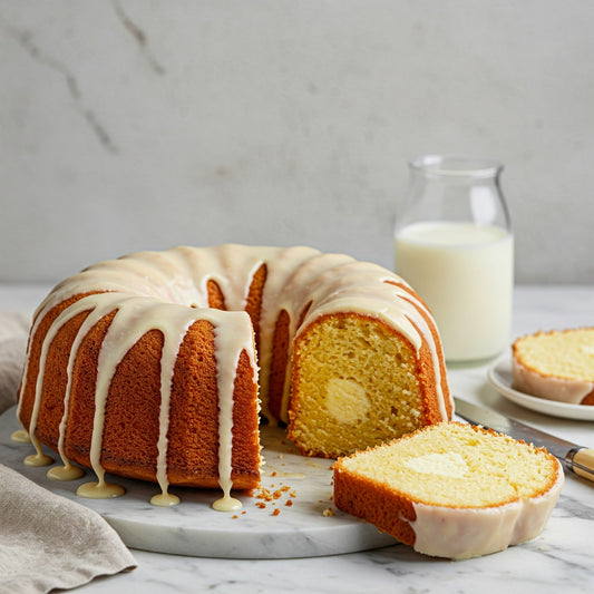 Vanilla Cream Cheese Pound Cake Recipe - Moist & Flavorful Dessert