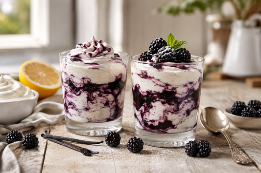 The Elegant No-Bake Dessert That Looks Far More Complicated Than It Is: A Vanilla Bean Blackberry Fool Recipe