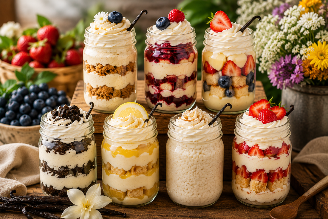 Vanilla Dessert Jar Recipes | Farmers Market Favorites