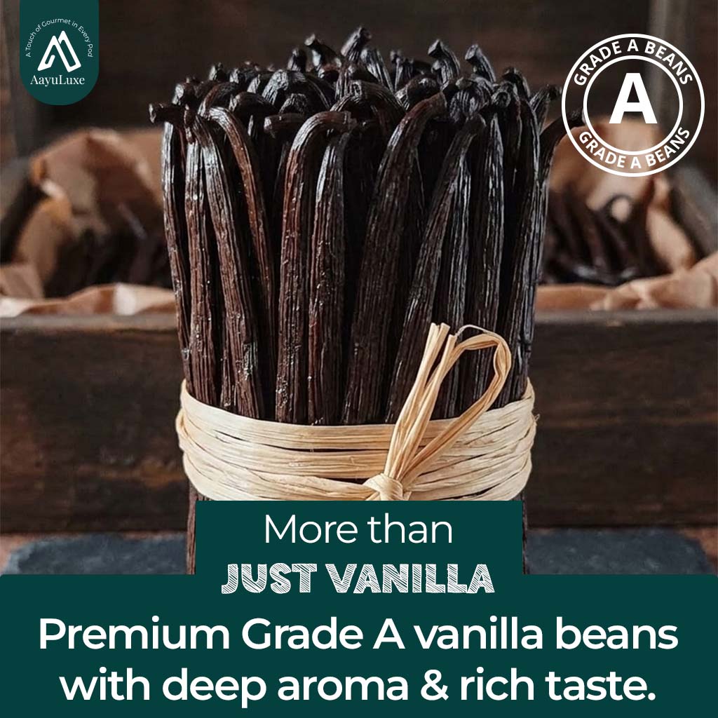 Grade A Ugandan vanilla beans whole vanilla pods